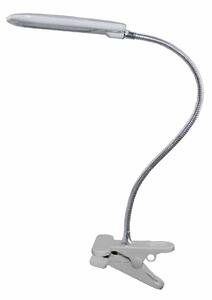 Πορτατίφ LED Με Κλιπ Aca Baz 15205LEDGYC Grey