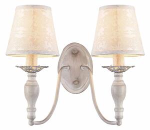 Απλίκα Τοίχου Aca Karpathia DL9502WWB Antique White/Cream
