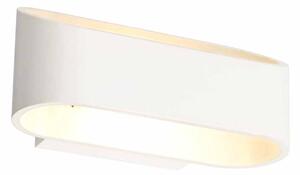 Απλίκα Τοίχου LED Aca Nephele L35039 White Matt