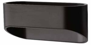 Απλίκα Τοίχου LED Aca Nephele L35039BK Black Matt