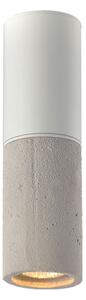 Σποτ Μονόφωτο Aca Placebo V372581CCW White Matt/Grey