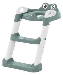 Παιδικό Κάθισμα Τουαλέτας Με Σκαλάκι Bebe Stars Frog Forest Green 56-176
