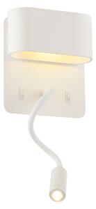 Απλίκα Τοίχου LED Aca Priamus V86LEDW45WH White