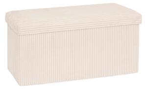 Ταμπουρέ Με Αποθηκευτικό Χώρο (76x38x38) A-S Arum Ivory 207382A