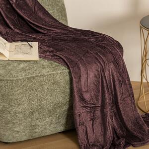 Κουβέρτα Καναπέ Fleece (130x180) A-S Ollis Mauve 156047M