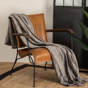 Κουβέρτα Καναπέ Fleece (130x180) A-S Flannel D.Grey 156047L