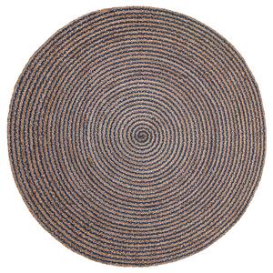 Στρογγυλό Χαλί Καλοκαιρινό (Φ150) Silk Fashion 1722 Blue