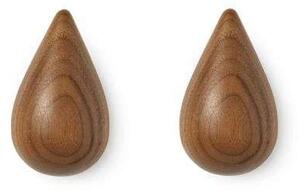 Normann Copenhagen - Dropit Hooks Small 2 τεμ. Walnut Normann Copenhagen