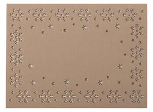 Χριστουγεννιάτικα Σουπλά (Σετ 2τμχ) Nef-Nef Homeware Snow Felt Beige