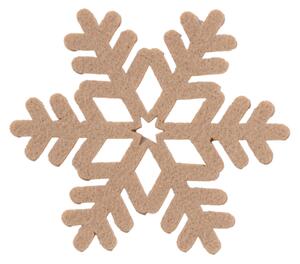 Χριστουγεννιάτικα Σουβέρ (Σετ 4τμχ) Nef-Nef Homeware Snow Felt Beige