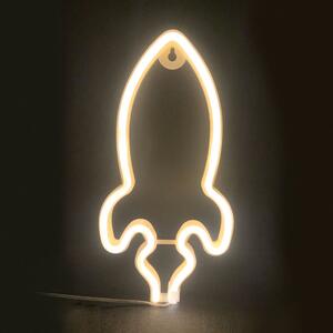 Διακοσμητικό Φωτιστικό Τοίχου LED Aca Rocket F04001320 Warm White