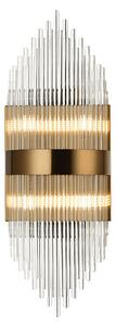 Απλίκα Τοίχου Aca Dynasty EG1844W54AB Satin Brass