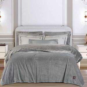 Κουβέρτα Fleece Μονή (170x240) Greenwich Polo Club Essential 4439 Grey