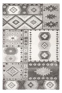 Χαλί (200x290) Βιοκαρπέτ Soft Shaggy R299B Grey White