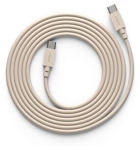 Avolt Stikdåser - Cable 1 USB-C to USB-C 2m Μπεζ Avolt