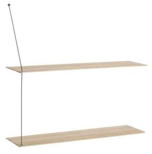 Woud - Stedge Shelf L80 Matt White Oak Woud