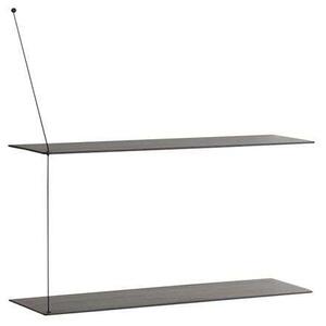 Woud - Stedge Shelf L80 Black Woud