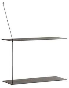 Woud - Stedge Shelf L60 Black Woud