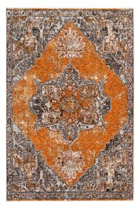 Χαλί (140x200) Βιοκαρπέτ Naf Naf Amaro S373B Brown/Multi Grey