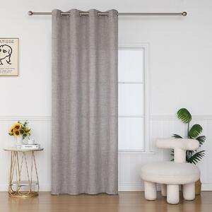 Κουρτίνα (140x285) Με Τρουκς Βιοκαρπέτ Home Flavia 10 Grey