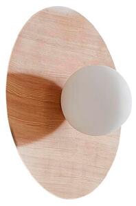 Lindby - Zain Φωτιστικό τοίχου Wood/White Lindby