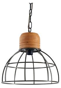 Lindby - Arinthea Κρεμαστό φωτιστικό Wood/Black Lindby