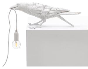 Seletti - Bird Lamp Playing Επιτραπέζιο φωτιστικό εξωτερικού χώρου Λευκό Seletti