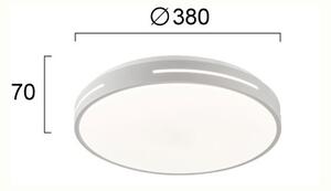 Φωτιστικό Πλαφονιέρα LED Viokef Alexia White 4287700