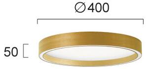 Φωτιστικό Πλαφονιέρα LED Viokef Vanessa Gold 4292701