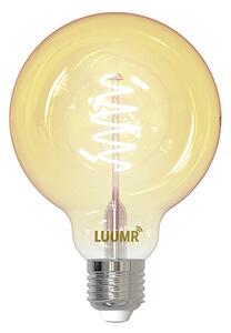 Luumr - Λαμπτήρας 4,9W G95 WLAN E27 Κεχριμπάρι