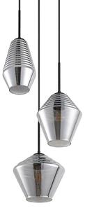 Lindby - Ekkis 3 Round Pendant Smoke Lindby