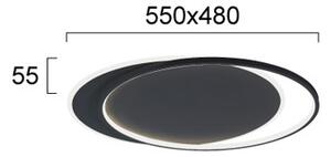Φωτιστικό Πλαφονιέρα LED Viokef Evelyn Black 4301901