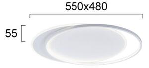 Φωτιστικό Πλαφονιέρα LED Viokef Evelyn White 4301900