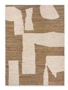 Ferm LIVING - Piece Rug 140 x 200 Off-White/Toffee ferm LIVING