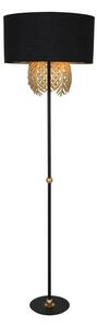 Lucande - Malviras Floor Lamp Black/Gold Lucande