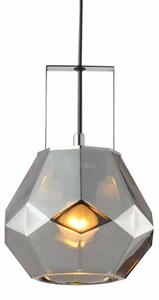 Φωτιστικό Οροφής Μονόφωτο Aca Diamondra V371481PG Chrome/Tint