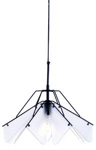 Φωτιστικό Οροφής Μονόφωτο Aca Origami EF39P145WH Black/Sanblast