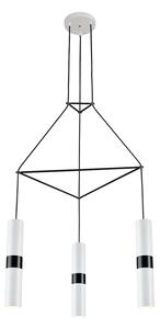 Φωτιστικό Οροφής Τρίφωτο Aca Da Vinci HM853P56WH White