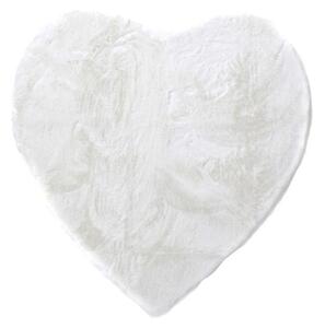 Παιδικό Χαλί Γούνινο (100x100) Royal Carpet Bunny Kids Heart White