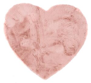 Παιδικό Χαλί Γούνινο (100x100) Royal Carpet Bunny Kids Heart Pink