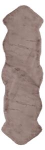 Χαλί Διαδρόμου Γούνινο (60x220) Βιοκαρπέτ Lapin Skin 10 Taupe