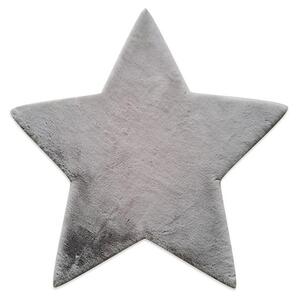 Παιδικό Χαλί Γούνινο (120x120) New Plan Puffy FC6 Star Light Grey
