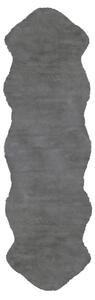 Χαλί Διαδρόμου Γούνινο (60x220) Βιοκαρπέτ Lapin Skin 04 Grey