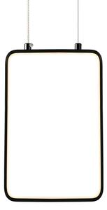Φωτιστικό Οροφής Μονόφωτο LED Aca Symetria V30LEDP18BK Black