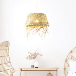 Φωτιστικό Οροφής Μονόφωτο Aca Andros OD94891PG Rattan