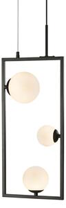 Φωτιστικό Οροφής Τρίφωτο Aca Quadro OD91253PB Black
