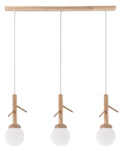 Φωτιστικό Οροφής Πολύφωτο Aca Floresta EF93573P Wood