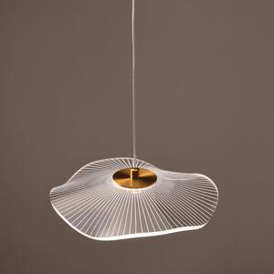 Φωτιστικό Οροφής Μονόφωτο LED Aca Ninfea ZM34LEDP22BR Brass