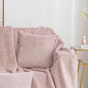 Διακοσμητική Μαξιλαροθήκη Γούνινη (45x45) Silk Fashion NX201 Pink