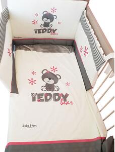 Σετ Κούνιας 4τμχ Bebe Stars Teddy Flower 3010